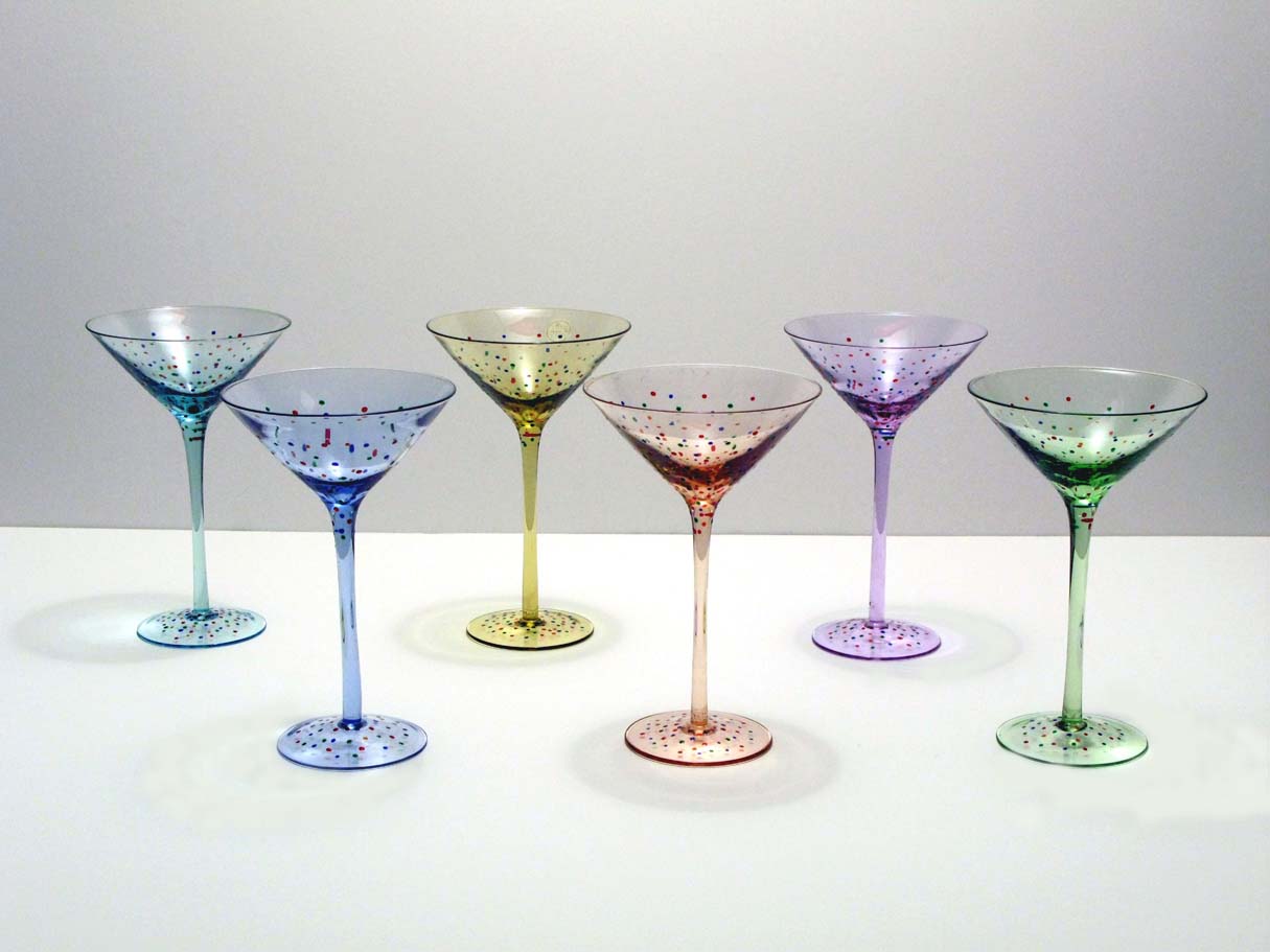 Murano Martini Glasses